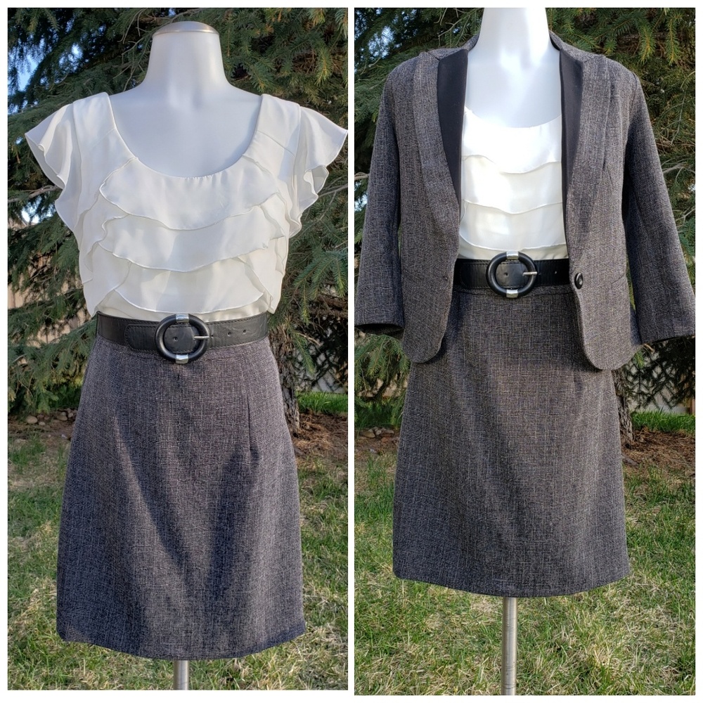 🆕BCX Dress Suit // Classy Empire Waist Skirt/ 5